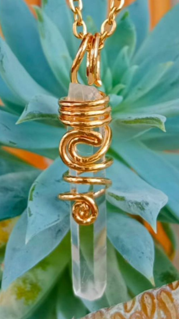 Collar de cuarzo Cristal