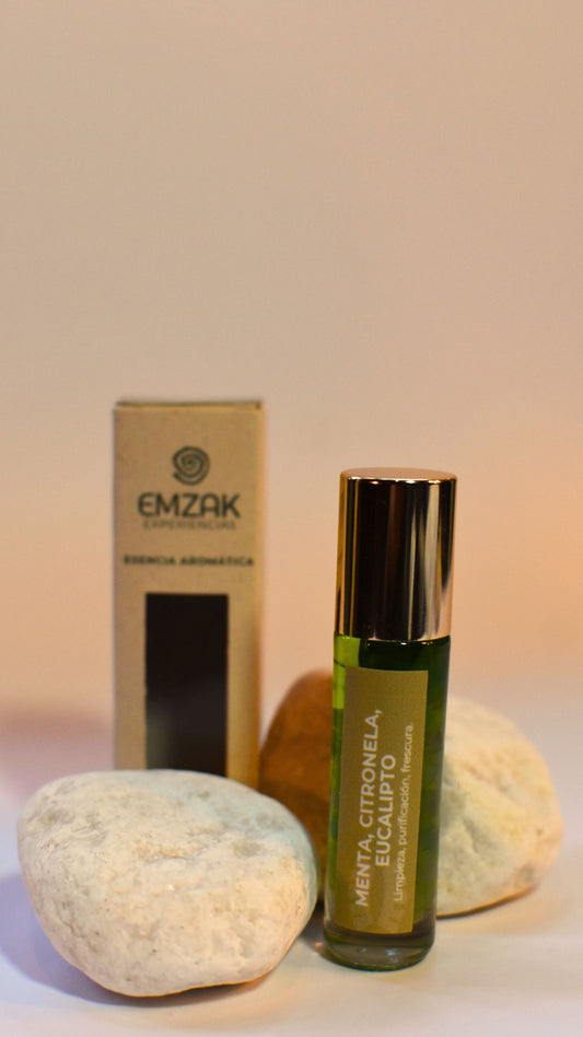 Esencia Aromaterapia Menta · Citronela · Eucalipto
