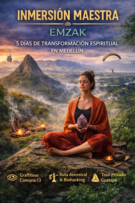 Inmersión Maestra EMZAK 5 Días — Medellín, Naturaleza & Transformación Profunda