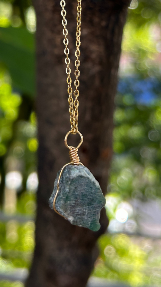 Collar de cuarzo Aventurina