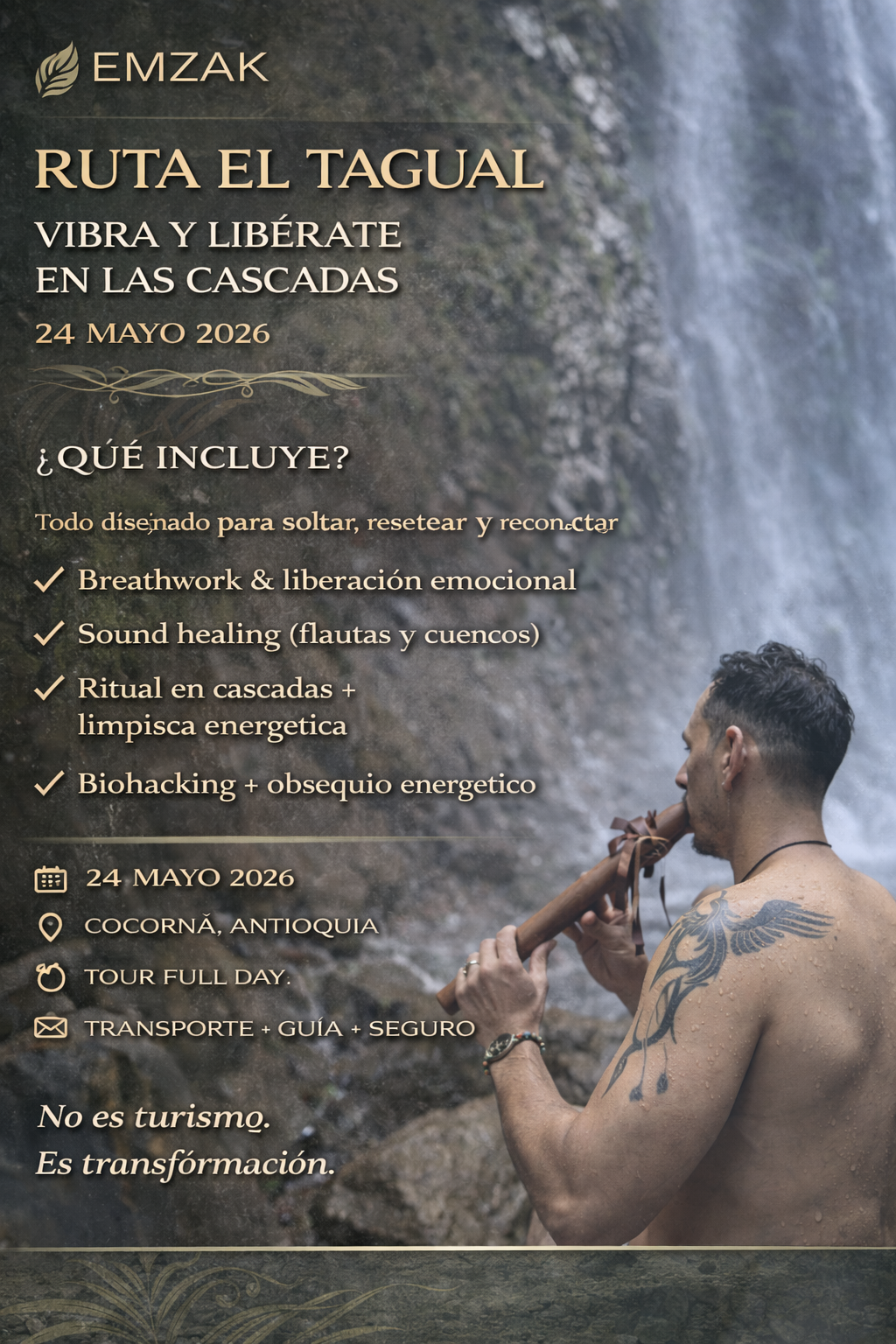 👉 Ruta El Tagual: Experiencia de Liberación en Cascadas | Wellness Tour desde Medellín (May 31, 2026)